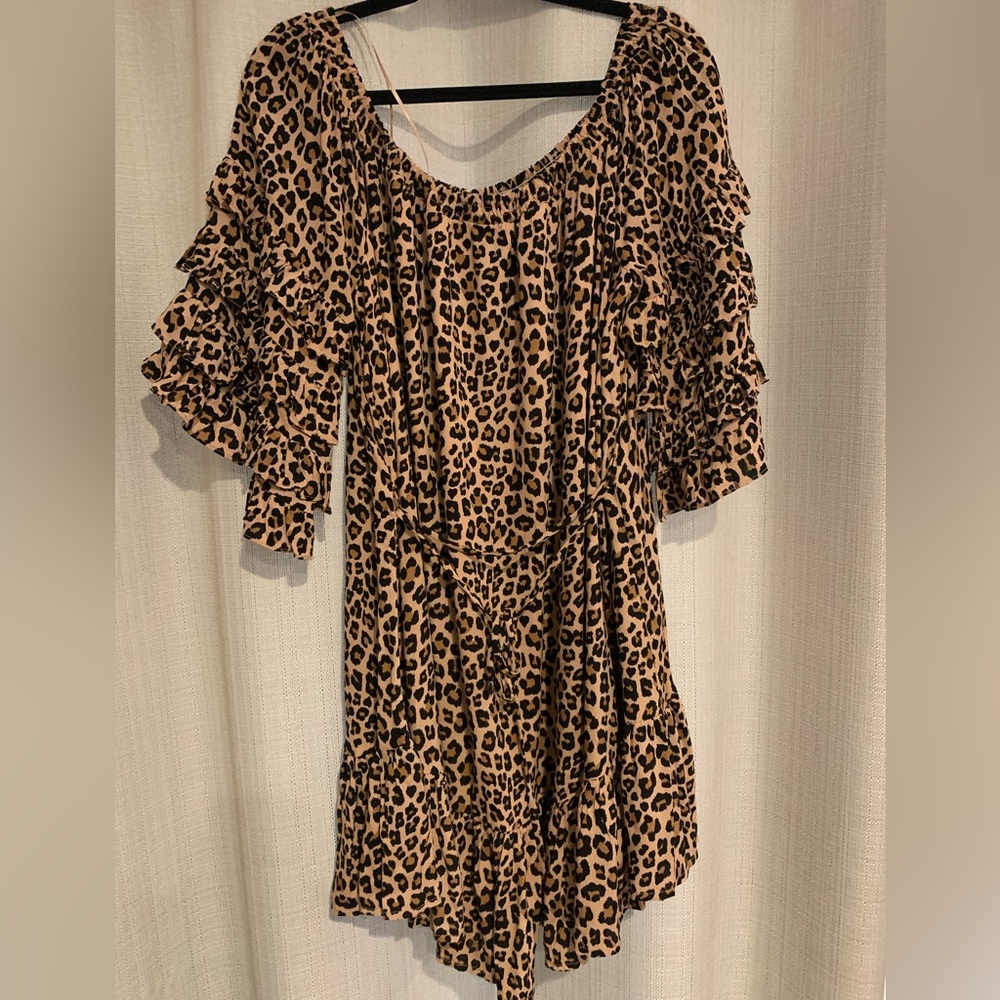 Leopard print dress NWT